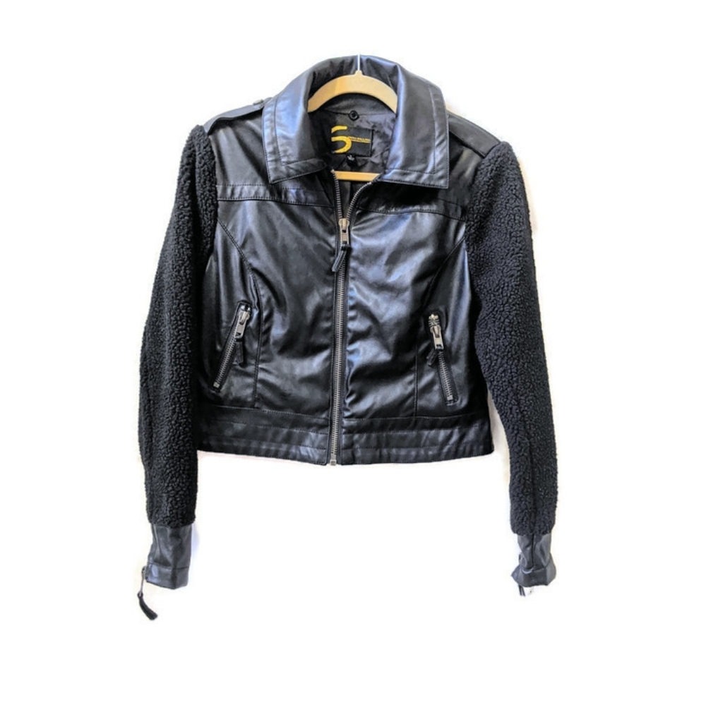 Serena Williams Faux Fur Leather Bombe…